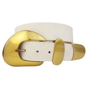 Vintage Brass Statement Buckle set belt